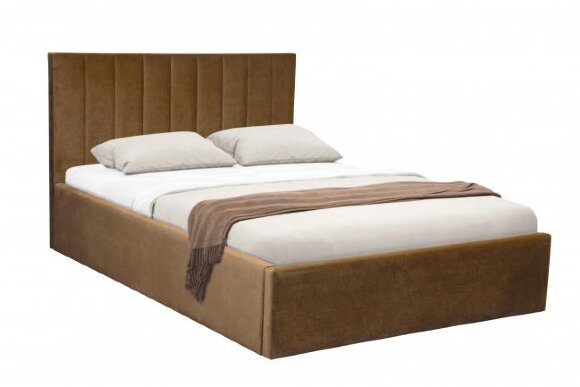 Кровать интерьерная Юнона с ПМ 1600 Богемия Кэмэл