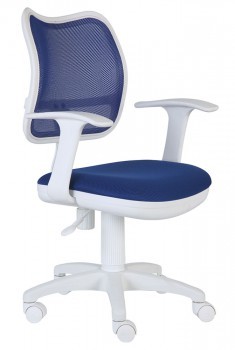 Рабочее кресло Б05 W Синяя сетка