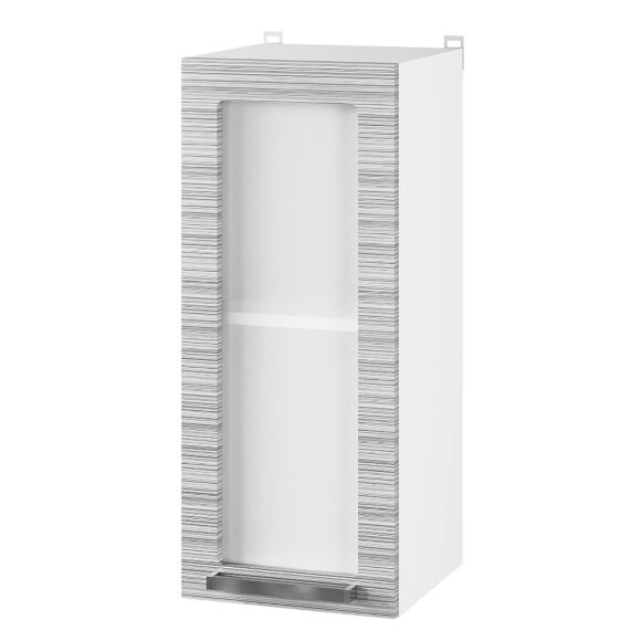 Шкаф настенный 1-но дверный со стеклом 3В2 Титан