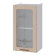 Шкаф настенный 1-но дверный со стеклом 4В2 Прованс