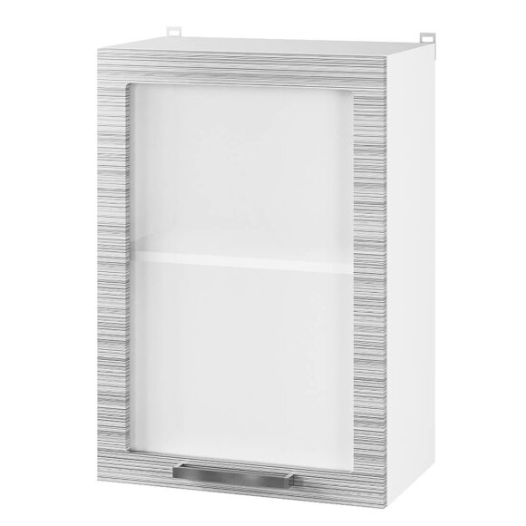 Шкаф настенный 1-но дверный со стеклом 5В2 Титан