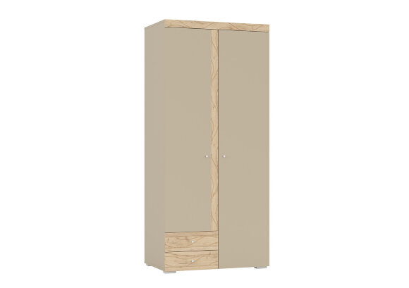 Шкаф 2-х дверный с двумя ящиками ПАЛЕРМО 6-87003