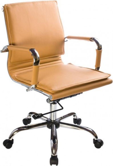 Рабочее кресло Б18 кожзам Светло-коричневый