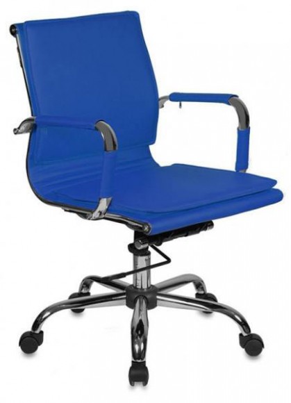 Рабочее кресло Б18 кожзам Синий