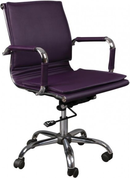 Рабочее кресло Б18 кожзам Пурпурный