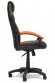 Кресло руководителя Т 09 Черный-оранжевый