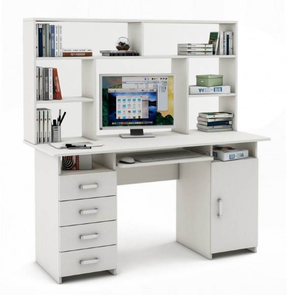Письменный стол Лайт 8К с надстройкой
