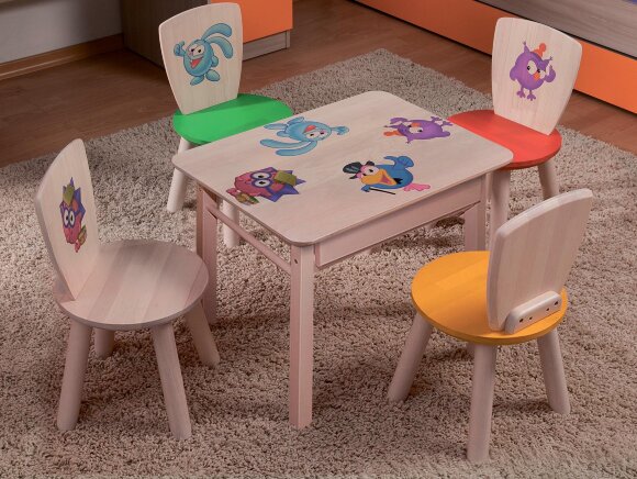 Стол прямоугольный с ящиком детский